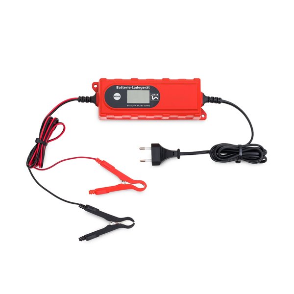 JOM Car and Motorcycle 3,8 Amp 6/12V smart battery charger, 230V / 50Hz, IP65 JOM Car and Motorcycle 3,8 Amp 6/12V smart battery charger, 230V / 50Hz, IP65